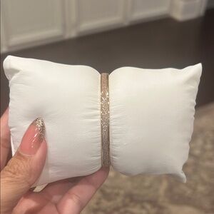 Gold Glitter Bangle Bracelet